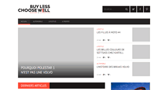 Desktop Screenshot of buylesschoosewell.com